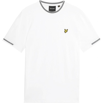 Lyle and Scott Тениска Lyle and Scott Men's Tipped T-Shirt - Wht/Blk W104
