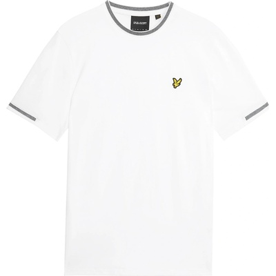 Lyle and Scott Тениска Lyle and Scott Men's Tipped T-Shirt - Wht/Blk W104