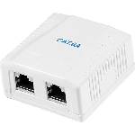 LogiLink РОЗЕТКА STP, Cat. 6A за Стена, Двойна, NP0097