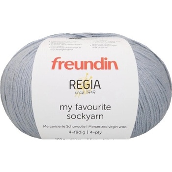 Freundin x Regia My Favourite Sockyarn 9807142-00052 Avio Плетива прежда (9807142-00052)