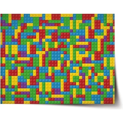 SABLIO Dětský plakát Barevná stavebnice Varianta: 90x60cm