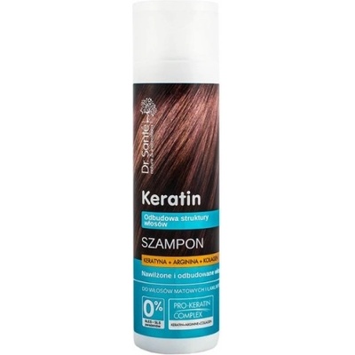 Dr. Santé Keratin regeneračný a hydratačný šampón pre krehké vlasy bez lesku Keratin Arginine and Collagen 250 ml