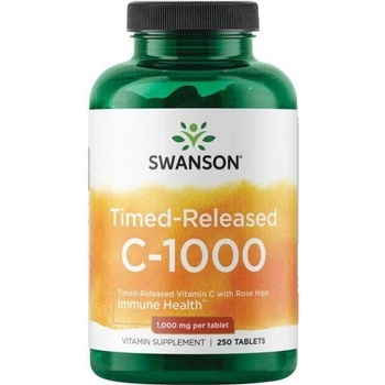Swanson Vitamín C 1000 mg s Šípkem 250 kapslí