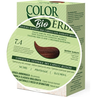 Color Erbe Barva na vlasy 14 Měděná blond 7.4