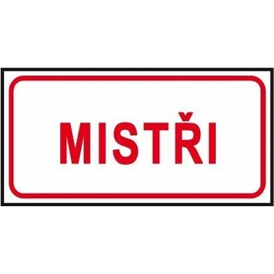 Mistři, Fólie 20 x 10 cm