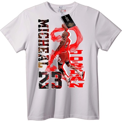 NOONEBRAND Тениска Michael Jordan 23 Човек - L, White