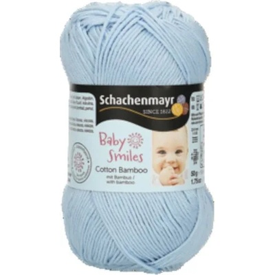 Schachenmayr Baby Smiles Cotton Bamboo 01054 Light Blue Плетива прежда (9807370-01054-SCHACHENMAYR)