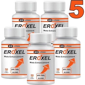 5 x Eroxel капсули за уголемяване на пениса 5x30 капсули