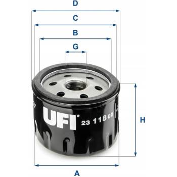UFI 23.118.00 Olejový filter