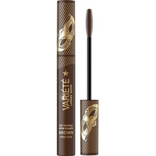 Eveline Cosmetics Variété Lashes Show riasenka pre objem a definíciu rias Brown 10 ml
