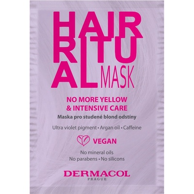 Dermacol Hair Ritual maska pre studené odtiene blond 15 ml
