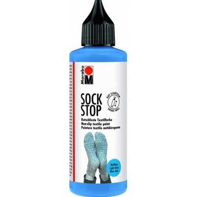 Marabu Sock Stop Protiskluzová barva světle modrá 90 ml