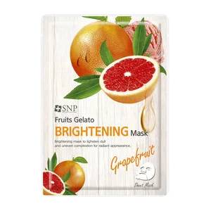SNP Grapefruit Furits Gelato Brightening Mask, озаряваща маска за лице с грейпфрут (8809458840952)