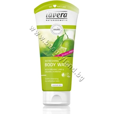 Lavera Душ гел Lavera Refreshing Body Wash, p/n LA-106231 - Освежаващ душ гел за тяло с аромат на био лайм (LA-106231)