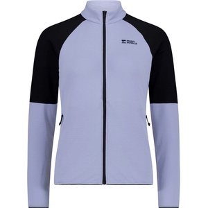 Mons Royale Дамско вълнено яке Mons Royale Women's Quad Merino Fleece Jacket Merino jacket - Skyline / Black (105-7818-0312)
