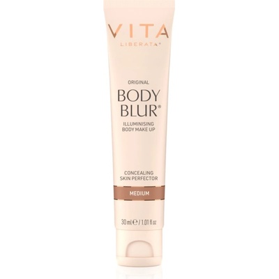 Vita Liberata Body Blur Body Makeup лек фон дьо тен за лице и тяло малка опаковка цвят Medium 30ml