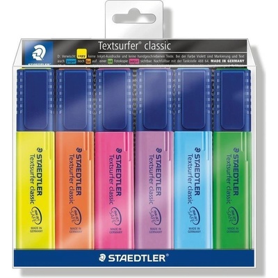 Staedtler Textsurfer Classic Pastel 364 C 6 ks