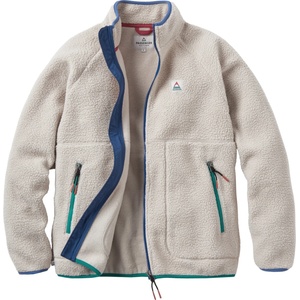 Passenger Дамско поларено яке Passenger Women's Fairbanks Full Zip Recycled Sherpa Fleece Fleece jacket - Oatmeal (105-6792-0213)