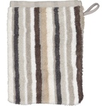 Villeroy & Boch bath textiles Ръкавица за къпане Coordinates раирана 16 x 22 см кафява (2551 16/22 37)
