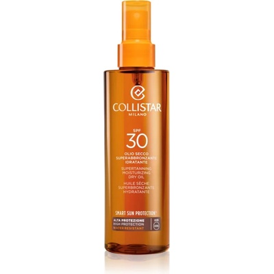 Collistar Smart Sun Protection Supertanning Moisturizing Dry Oil SPF 30 слънцезащитно сухо масло SPF 30 200ml