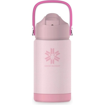 Snow Monkey Kids Detská termoska 350 ml ružová