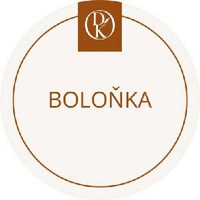 Davídkovo koření Etiketa Boloňka béžová průměr 4,5 cm 1 ks