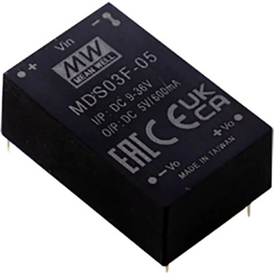 MEAN WELL MDS03G-12 DC / DC menič napätia, DPS 250 mA 3 W Počet výstupov: 1 x