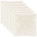 vidaXL Калъфка за възглавница 6 pcs HEERLEN Бяло 55 x 55 см ПВ флийс (912436)