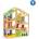 Hape Детска дървена куклена къща Hape - С обзавеждане (H3401)