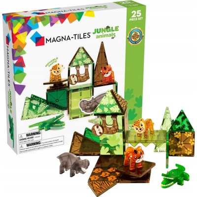 Magna-Tiles Zvířata z džungle 25 ks