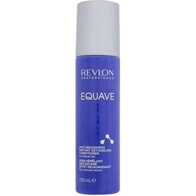 Revlon Equave Anti-Brassiness Instant Detangling Conditioner 200 ml балсам за коса без отмиване за светли коси с пулверизатор за жени