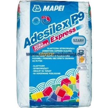 MAPEI ADESILEX P9 EXPRES Cementové lepidlo na obklady a dlažby 25 kg šedé