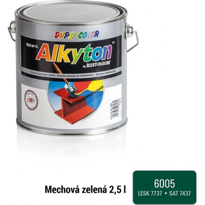Alkyton Hladký lesk 1 l mechová zelená