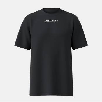 Diesel Тениска Diesel Men's Upside Down Back Print Regular Fit T-Shirt - Black