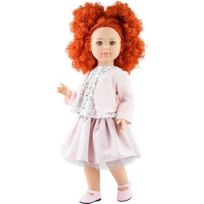 Paola Reina Sandra v růžové sukni s puntíky kloubová Las Reinas Sandra 60 cm