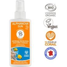 Alphanova Sun opaľovací spray SPF15 125 ml