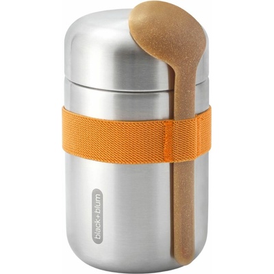 Black+Blum Obedový box 400 ml oranžový z nehrdzavejúcej ocele,