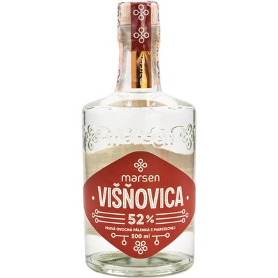 Marsen Traditional Višňovica 52% 0,5 l (čistá fľaša)