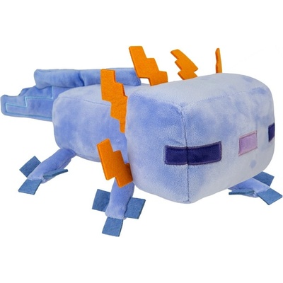 Wiky Minecraft Axolotl modrý 28 cm