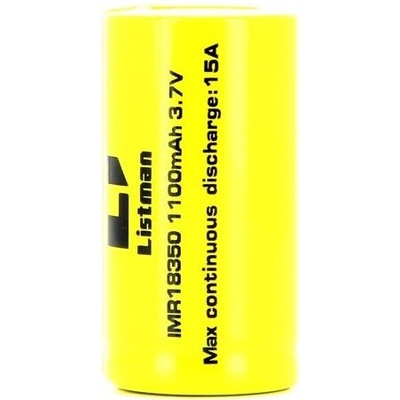 Listman Baterie 18350 1100mAh 15A High Drain