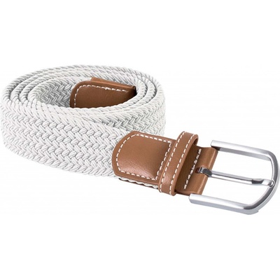 K-UP Pletený pásek ELASTIC bílá