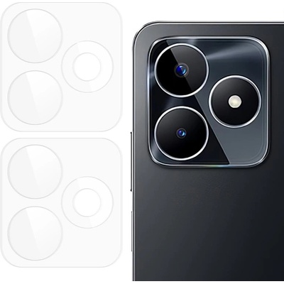 Два броя удароустойчив стъклен протектор за камера за Realme C53