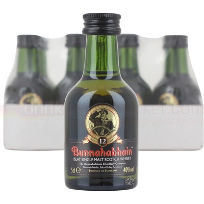 Bunnahabhain 12y 46,3% 0,05 l (čistá fľaša)