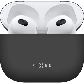 FIXED Силиконов държач за Apple Airpods 3, черен FIXSIL-816-BK (FIXSIL-816-BK)