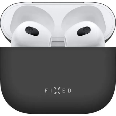 FIXED Силиконов държач за Apple Airpods 3, черен FIXSIL-816-BK (FIXSIL-816-BK)