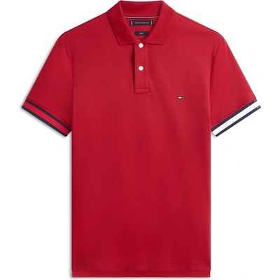 Tommy Hilfiger Блуза с яка Tommy Hilfiger Men's Short Sleeve Polo Shirt - Regatta Red