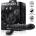 INTOYOU Magnor Dildo with Double Ring & Balls Stimulator Black
