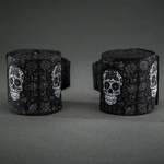 Venum | Официален Вносител за България Бинтове за Бокс Venum Santa Muerte Handwraps - Black/White 4m
