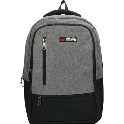Enrico Benetti Hamburg 15" Notebook Backpack Light Grey 25 L EB-62124026