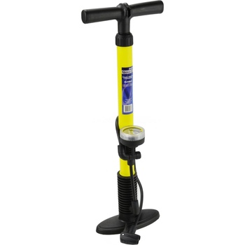 GEKO Ръчна колонна помпа с манометър PROFI 38x540mm Жълта G01281 (G01281)